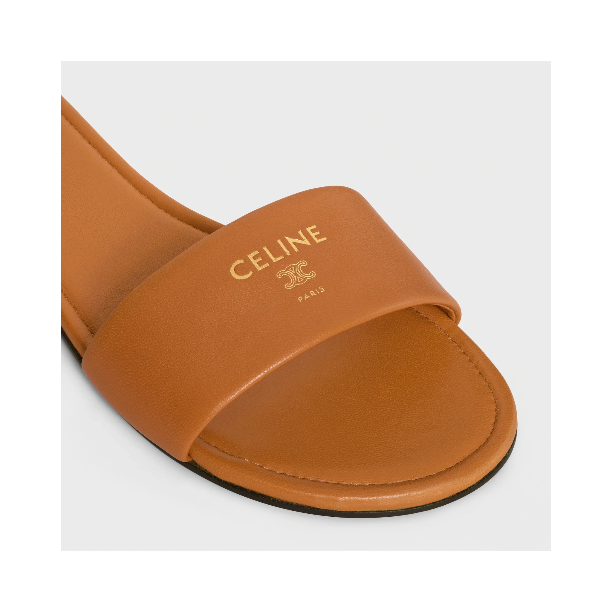 Leather sandals mules