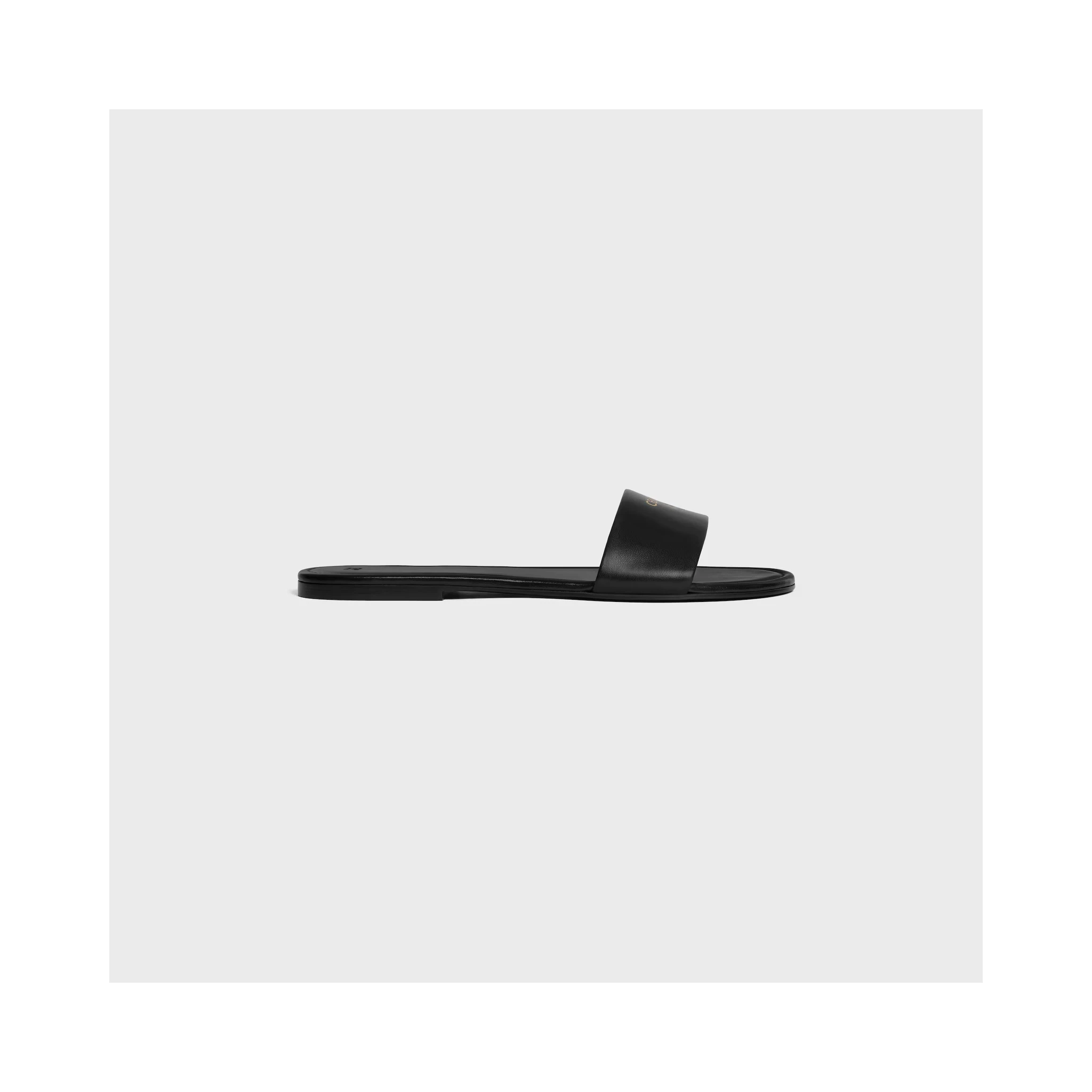 Leather sandals mules