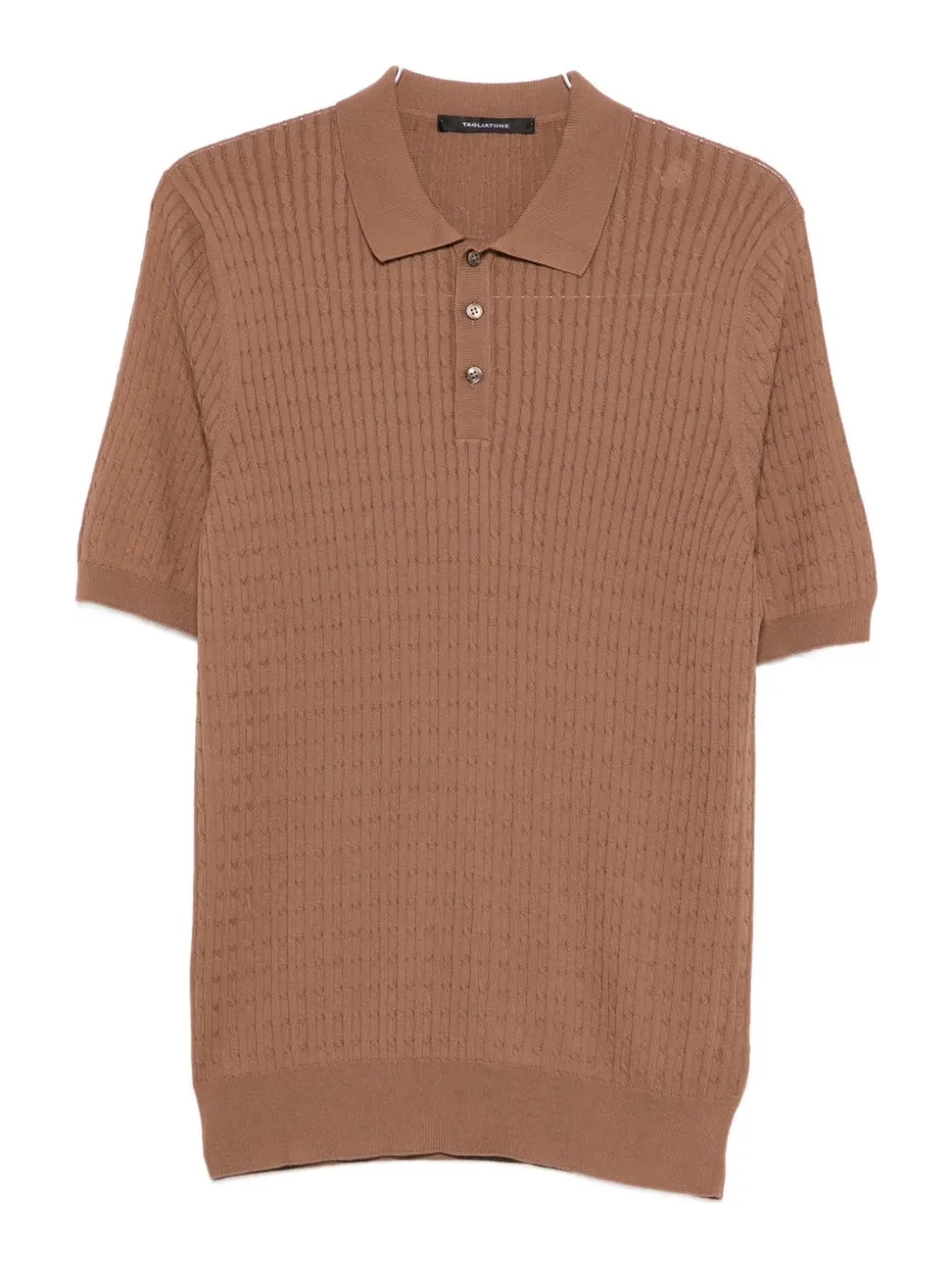 Tagliatore T-shirts and Polos Brown