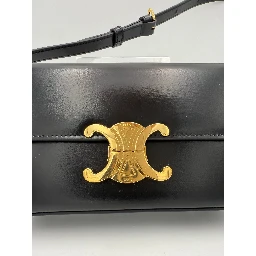 CELINE CLAUDE TRIOMPHE Black Handbag