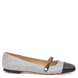 Grey Fine Glitter Elisa Flats (Copy)