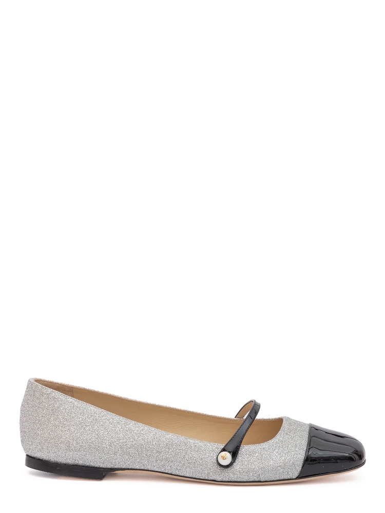Grey Fine Glitter Elisa Flats (Copy)