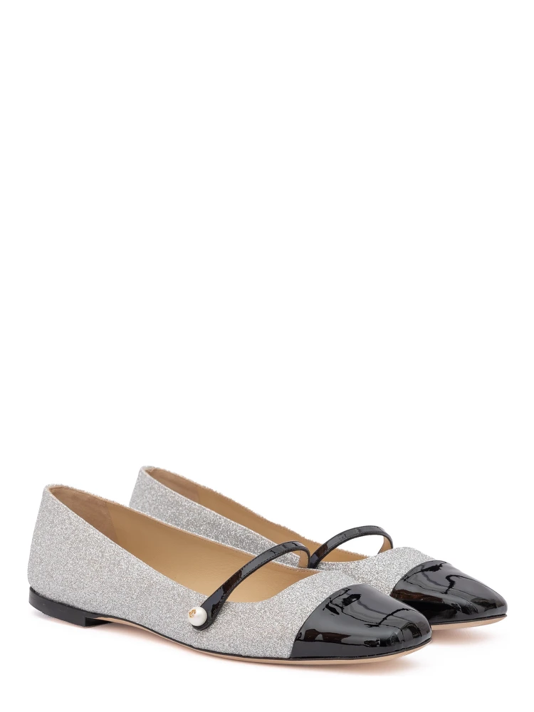 Grey Fine Glitter Elisa Flats (Copy) alternative