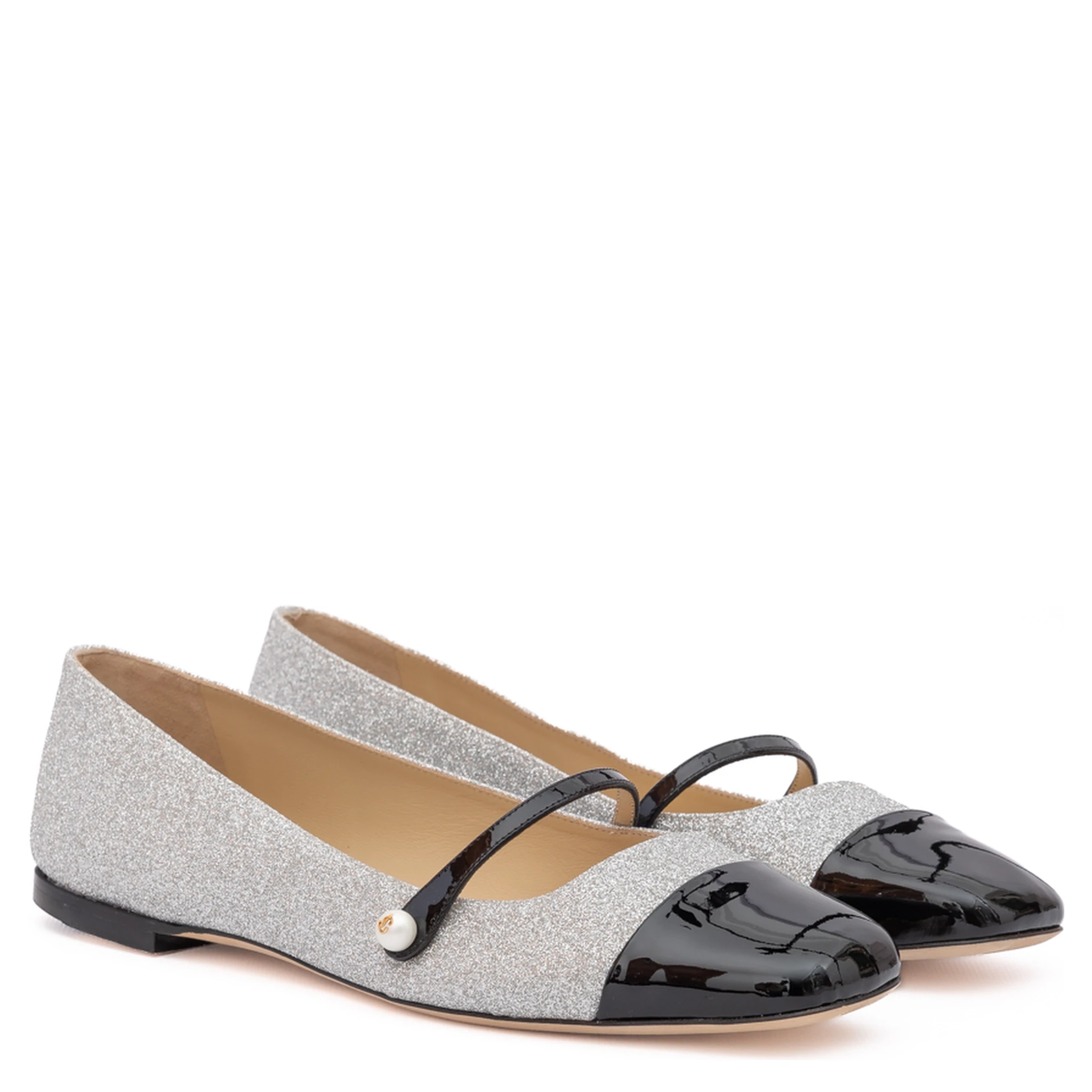 Grey Fine Glitter Elisa Flats (Copy)