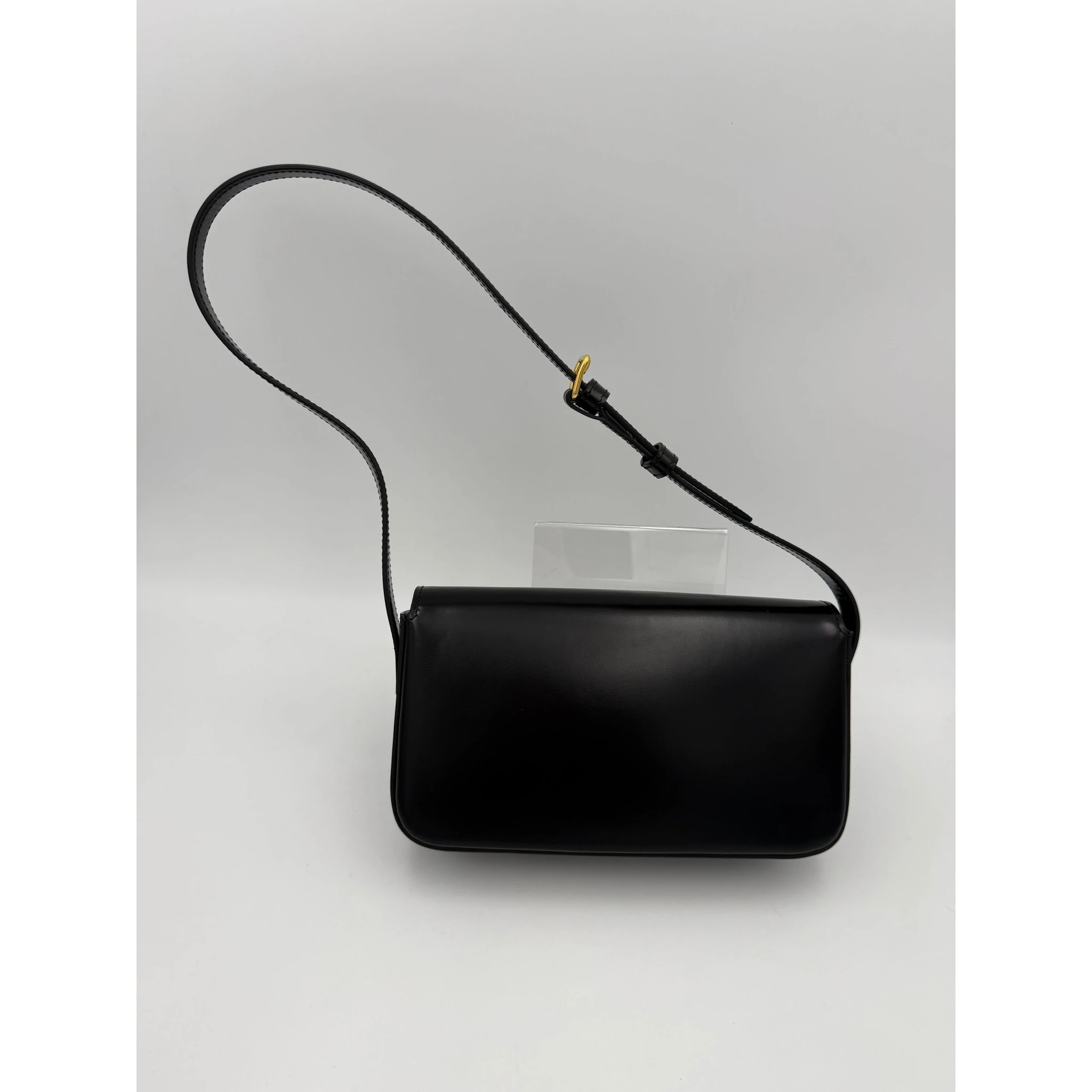 CELINE CLAUDE TRIOMPHE Black Handbag