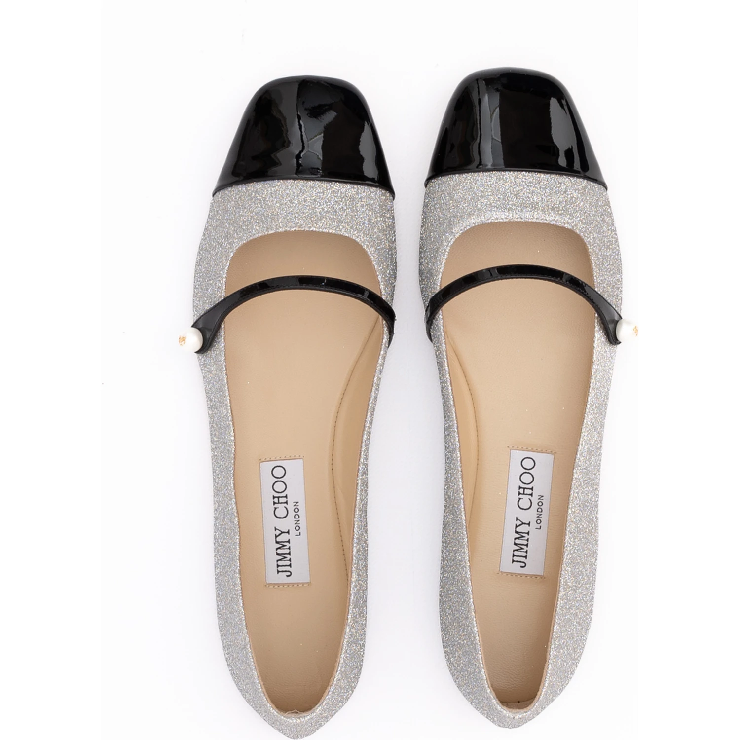 Grey Fine Glitter Elisa Flats (Copy)