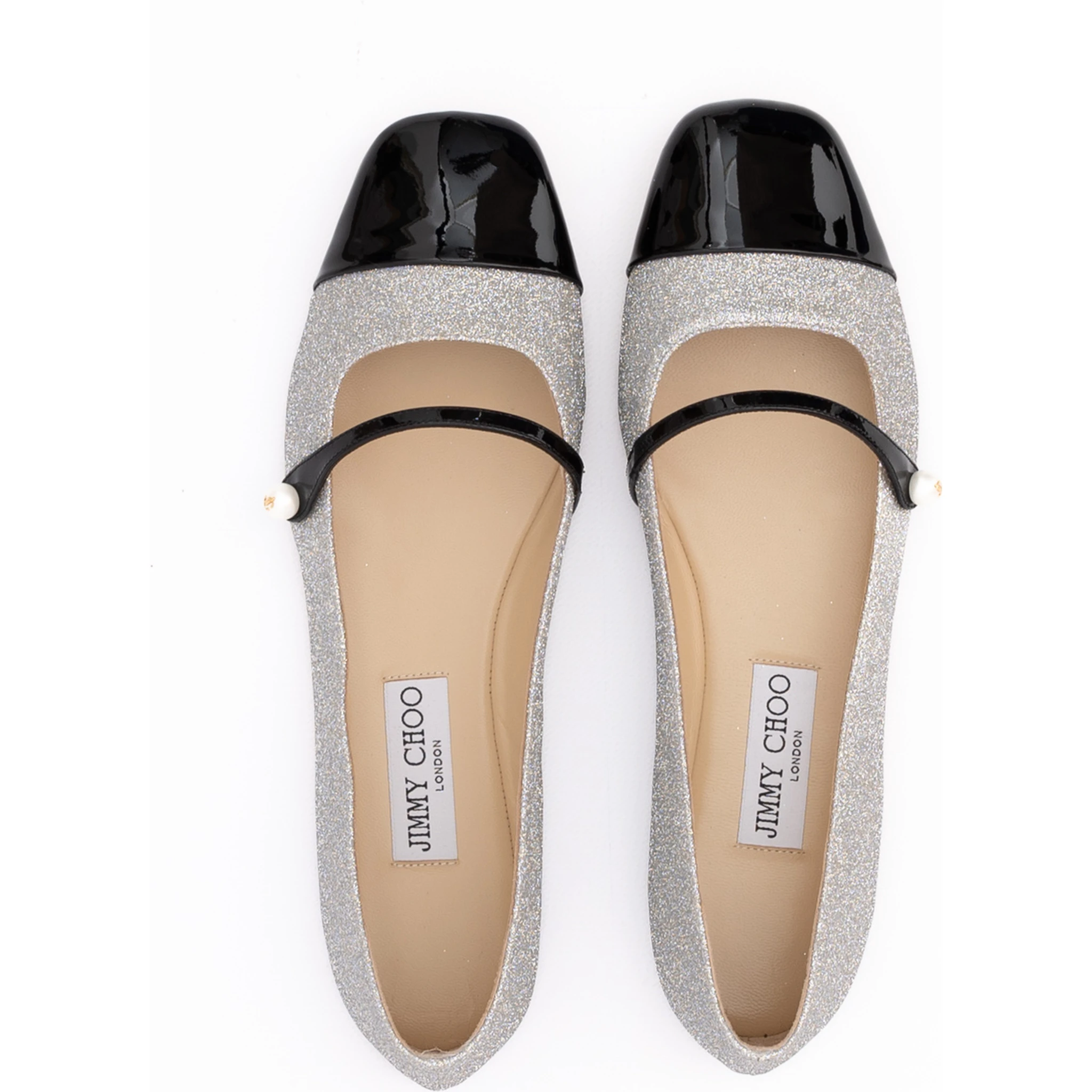 Grey Fine Glitter Elisa Flats (Copy)