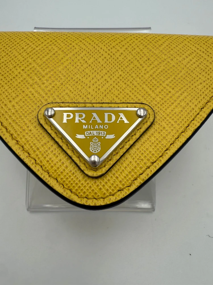 PRADA Saffiano Yellow Coin Purse alternative
