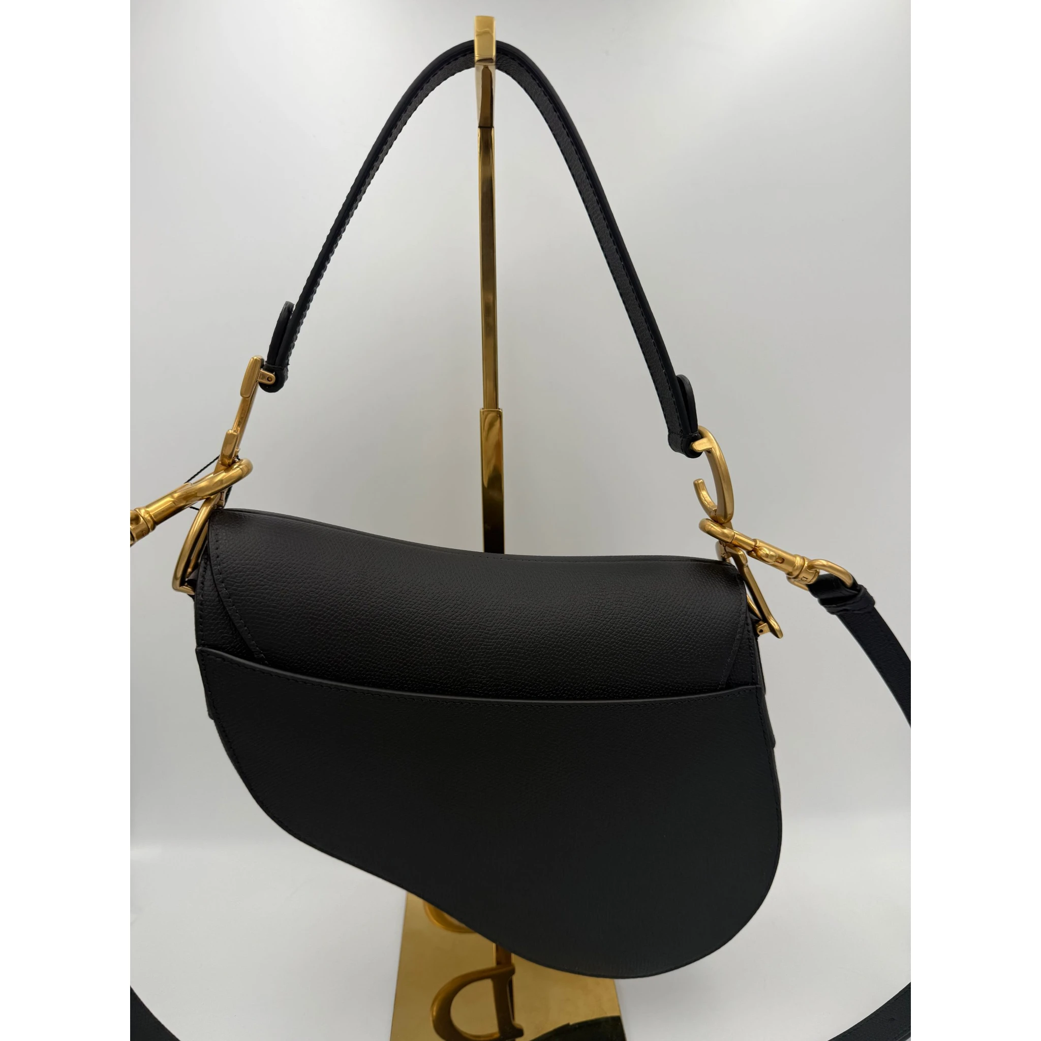 DIOR SADDLE Grained Calfskin Handbag