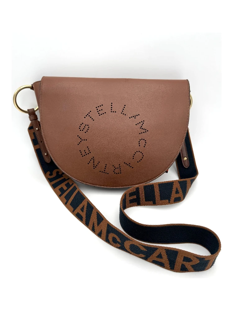 STELLA MCCARTNEY Mezzaluna Brown Bag