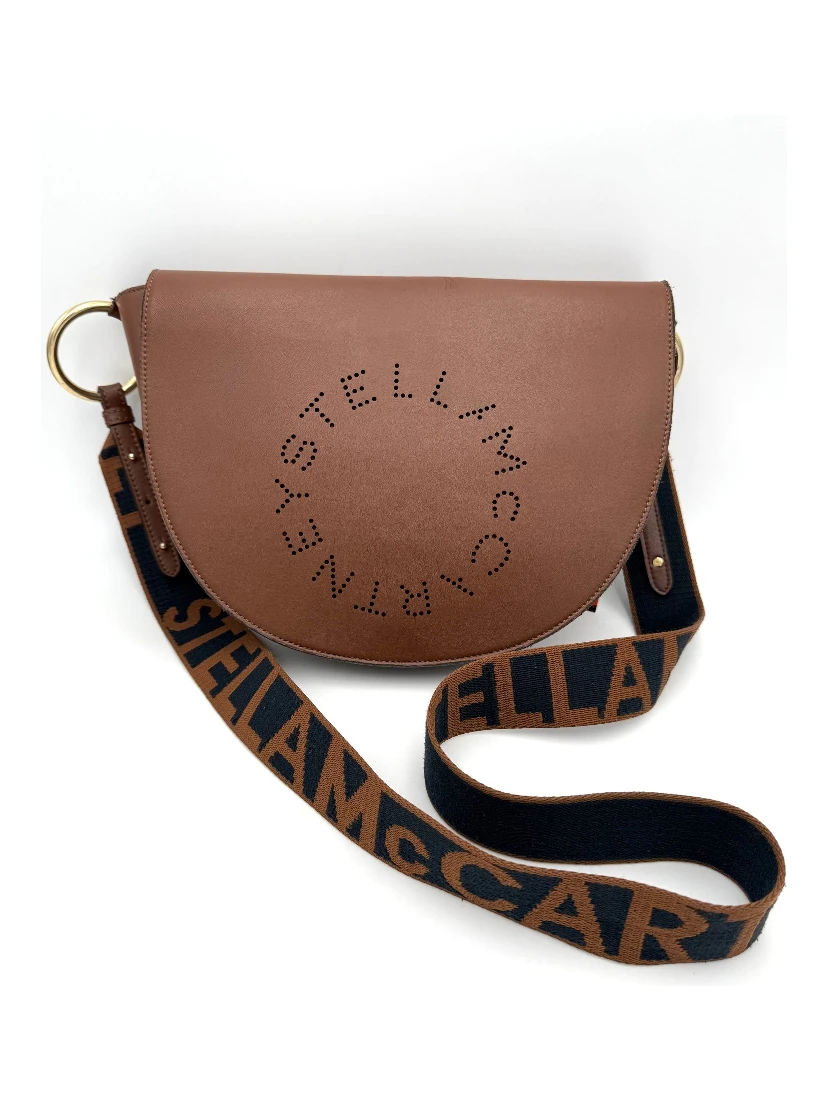 STELLA MCCARTNEY Mezzaluna Brown Bag