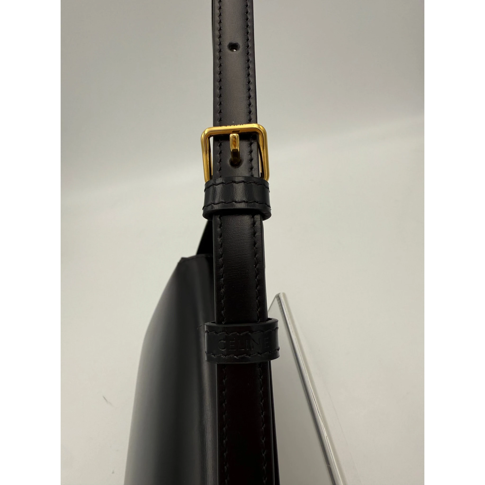 CELINE CLAUDE TRIOMPHE Black Handbag