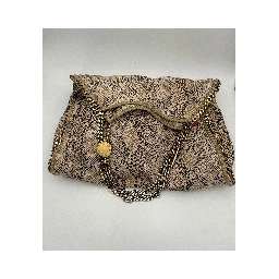 STELLA MCCARTNEY Falabella Grande Vegan Reptile Skin Handbag