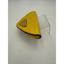 PRADA Saffiano Yellow Coin Purse