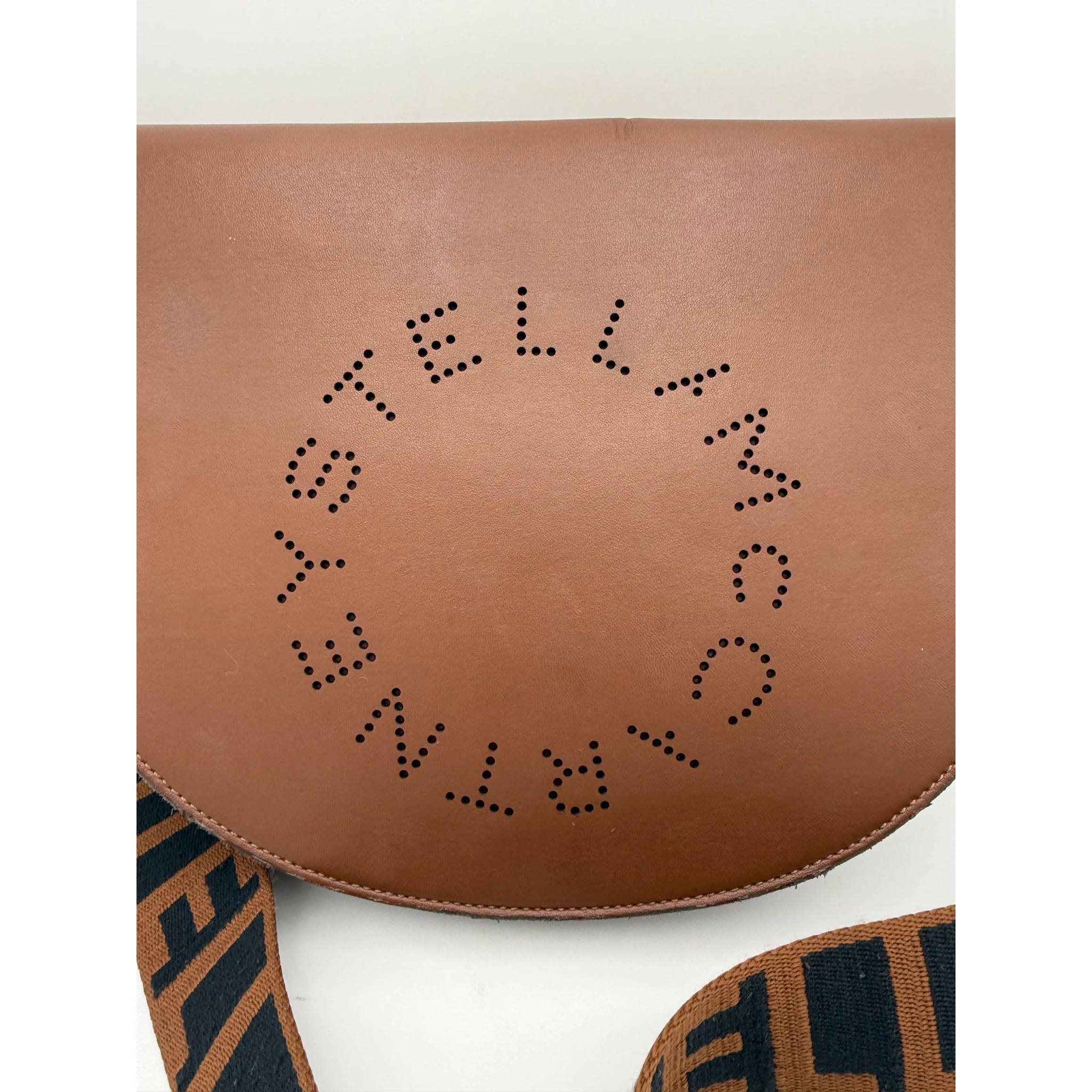 STELLA MCCARTNEY Mezzaluna Brown Bag