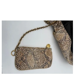 STELLA MCCARTNEY Falabella Grande Vegan Reptile Skin Handbag
