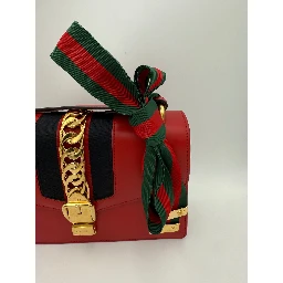 GUCCI SYLVIE Red Handbag