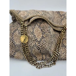 STELLA MCCARTNEY Falabella Grande Vegan Reptile Skin Handbag