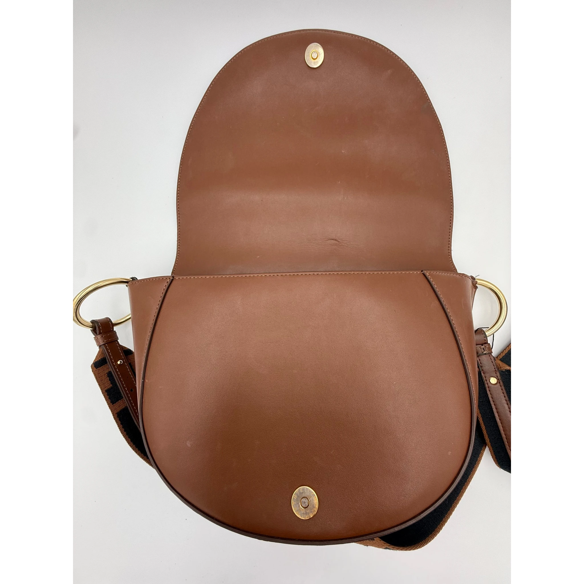 STELLA MCCARTNEY Mezzaluna Brown Bag