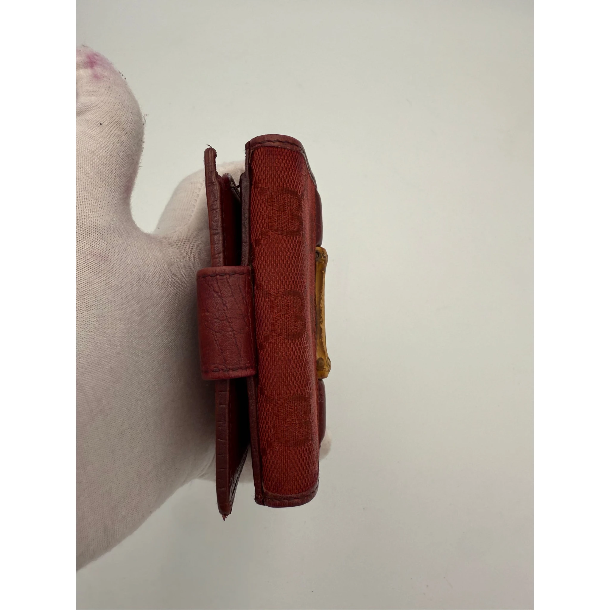 GUCCI GG Canvas Compact Wallet