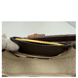 GUCCI BAMBOO 1947 GG Canvas Handbag