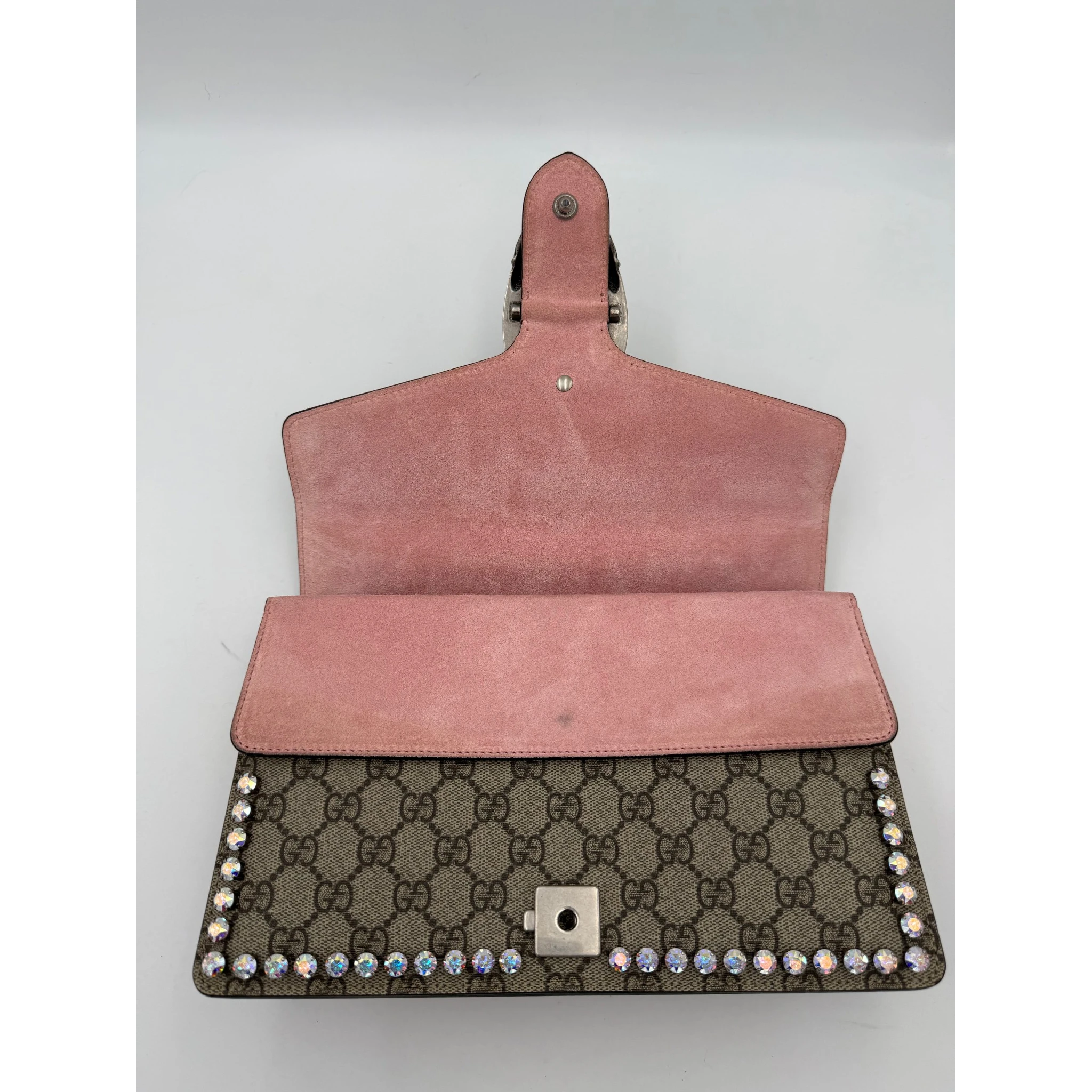 GUCCI DIONYSUS GG Supreme with Brilliants Handbag