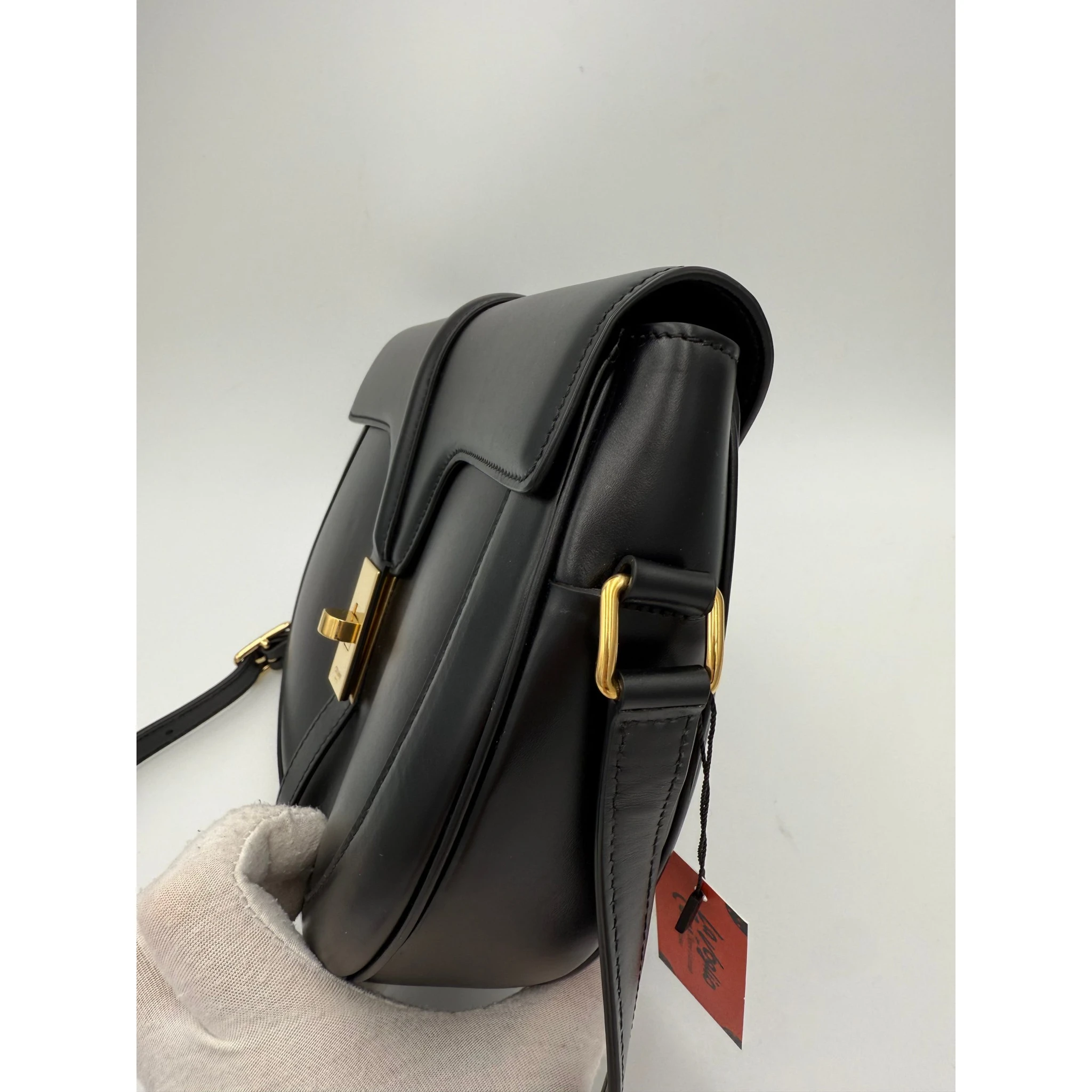 CELINE Sac 16 Besace Black Large Bag