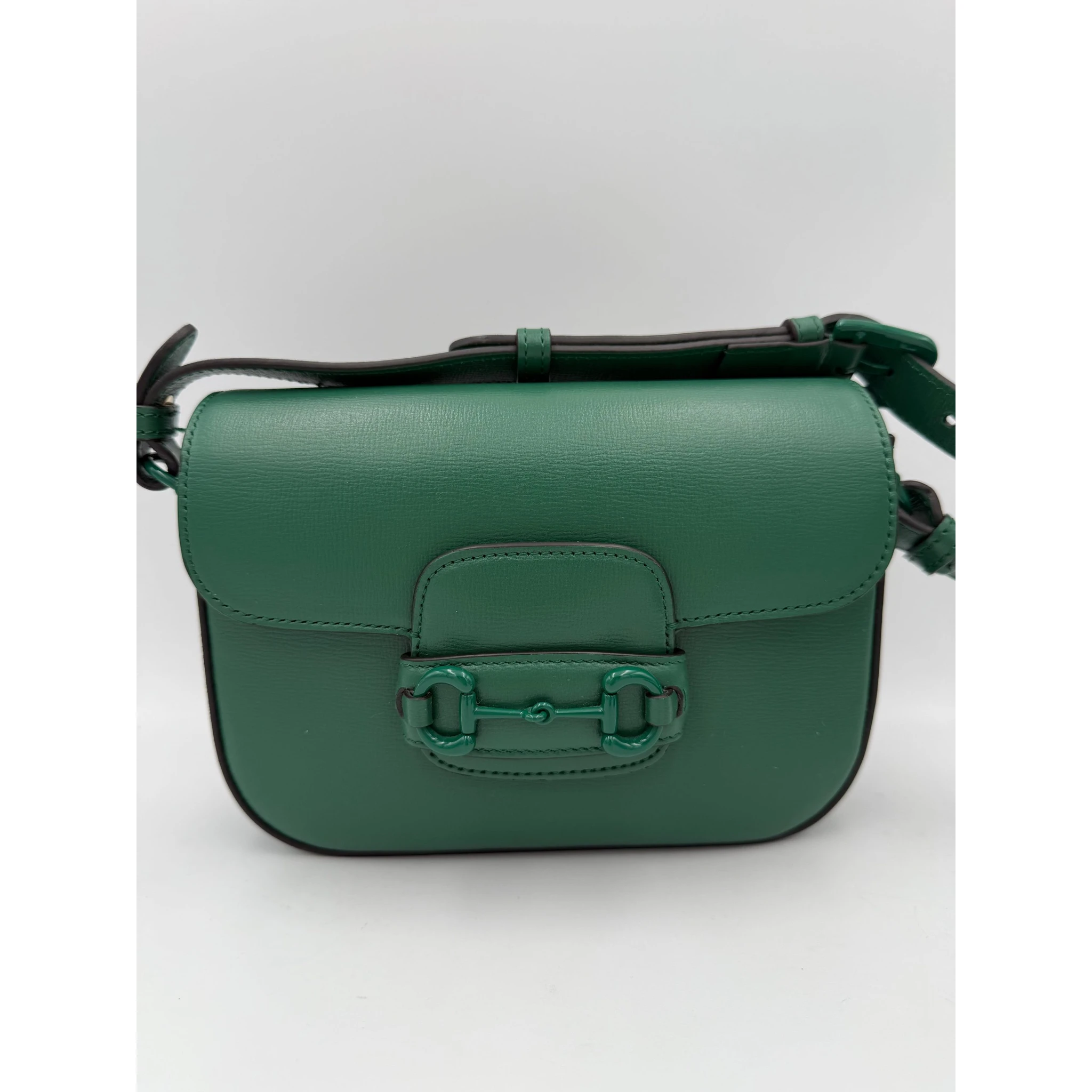 GUCCI HORSEBIT 1955 Emerald Handbag