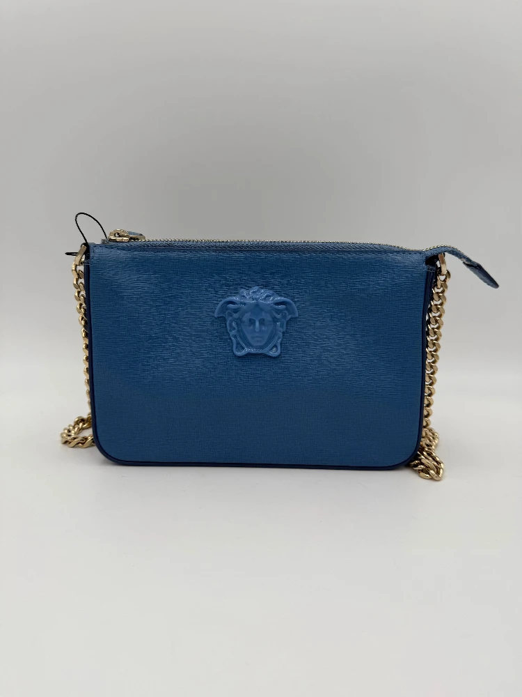 VERSACE LA MEDUSA Leather Shoulder Bag