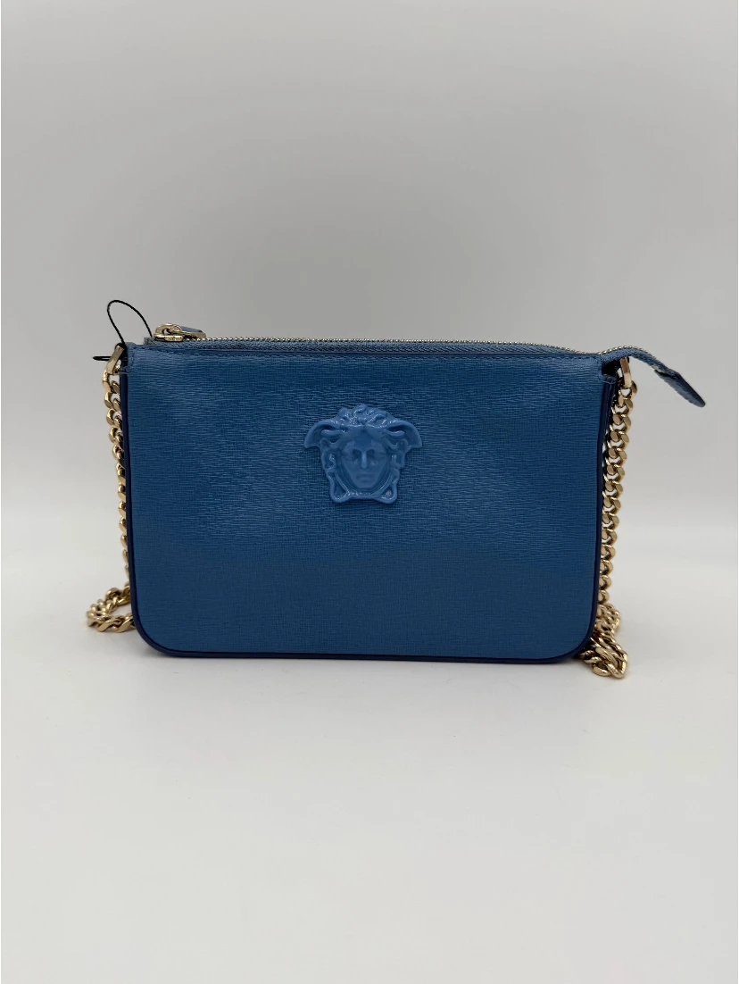 VERSACE LA MEDUSA Leather Shoulder Bag