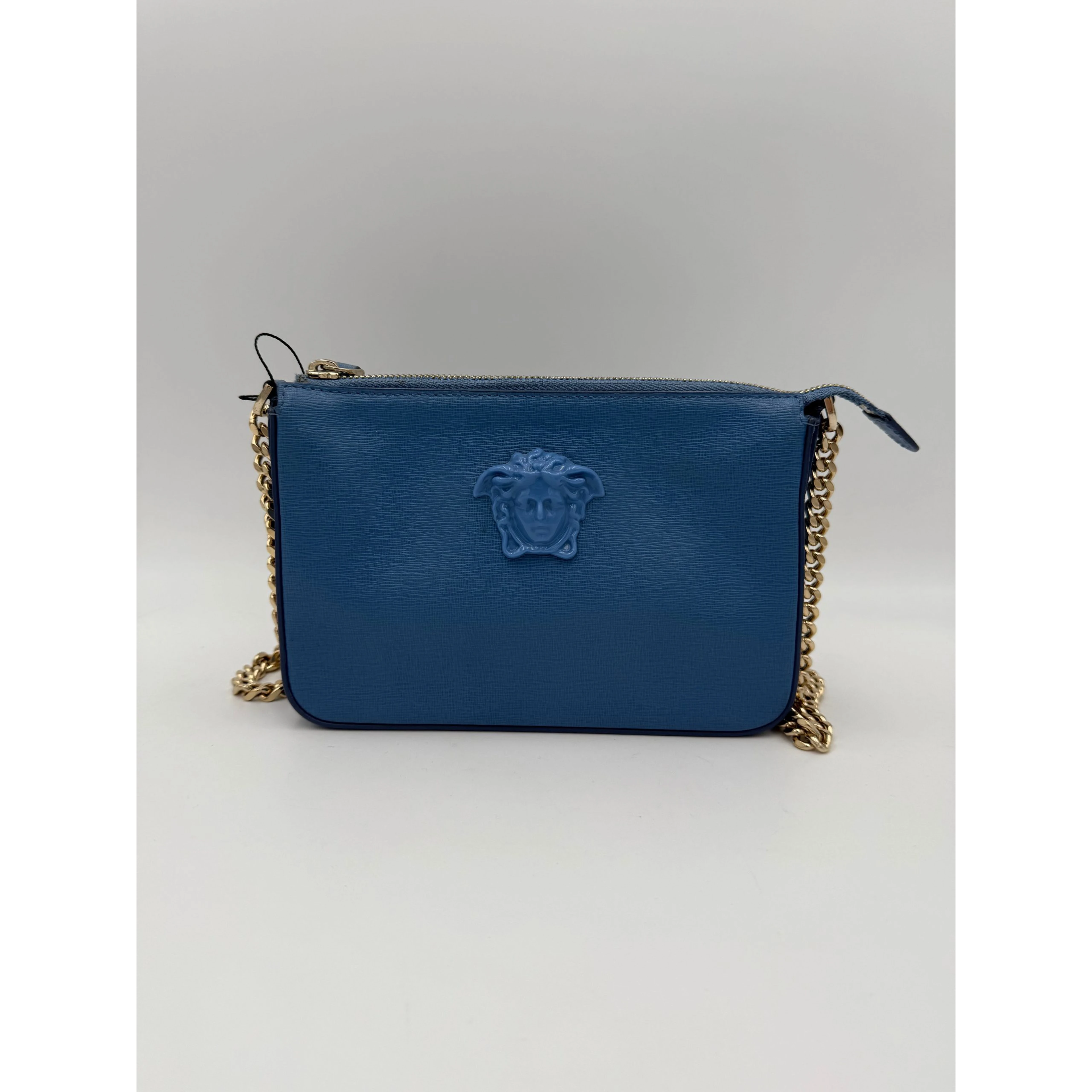 VERSACE LA MEDUSA Leather Shoulder Bag