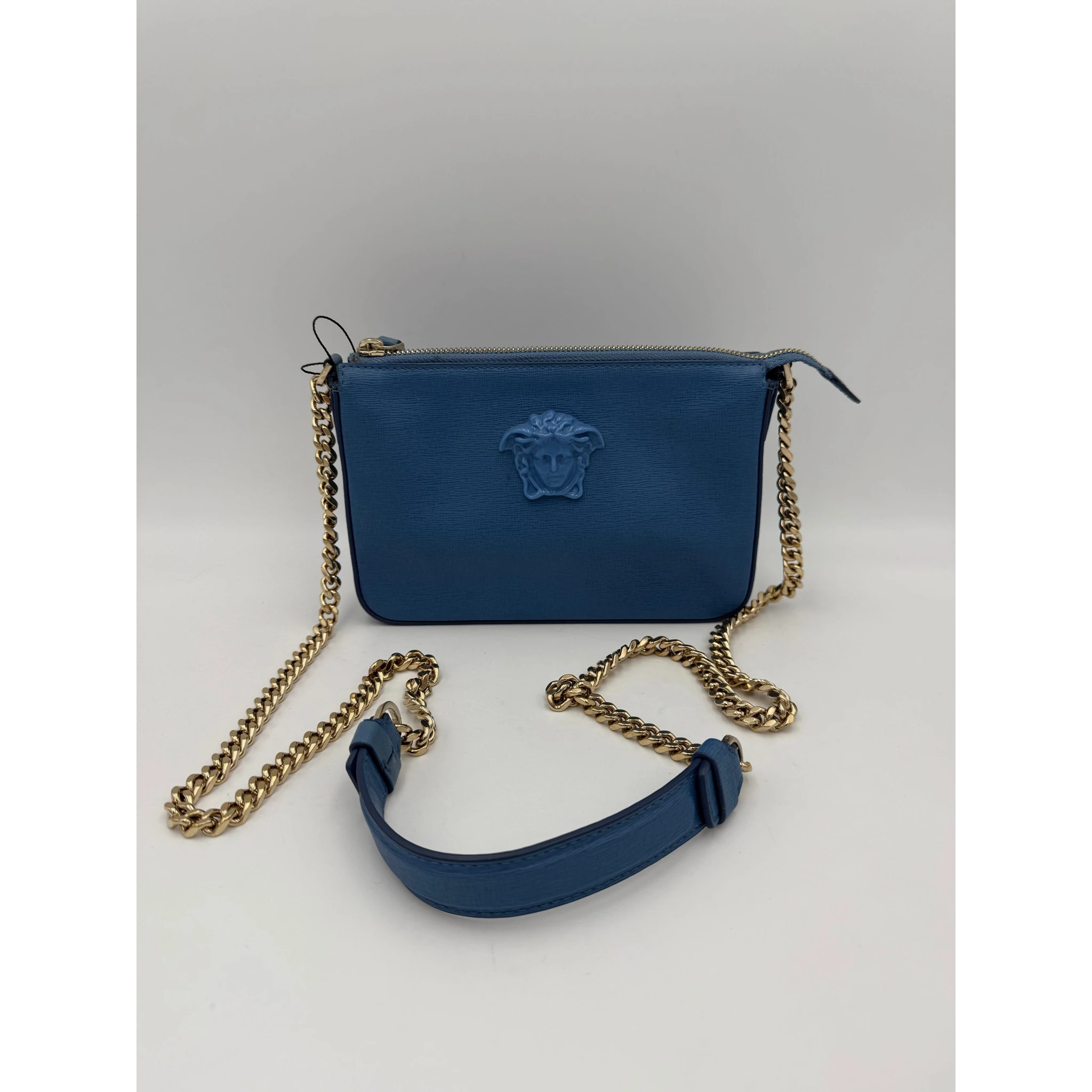VERSACE LA MEDUSA Leather Shoulder Bag