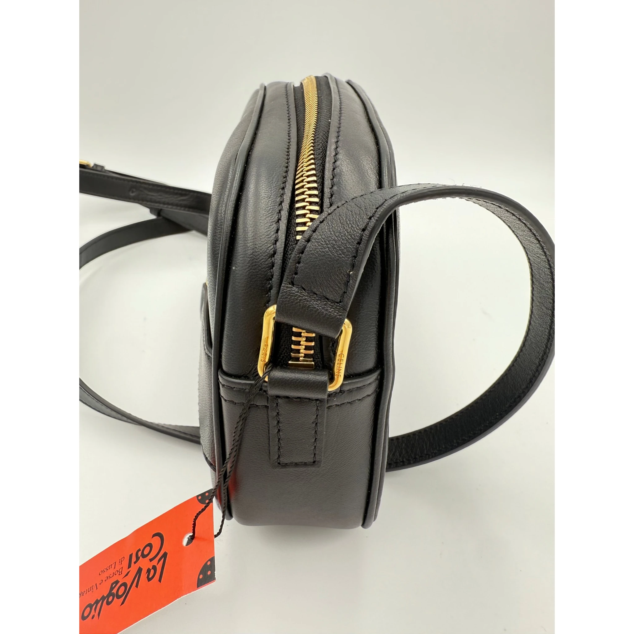 CELINE CRECY Plain Black Handbag