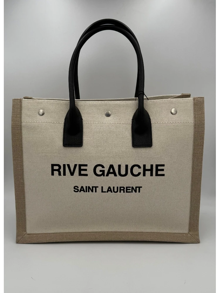 SAINT LAURENT Rive Gauche Medium Tote Bag
