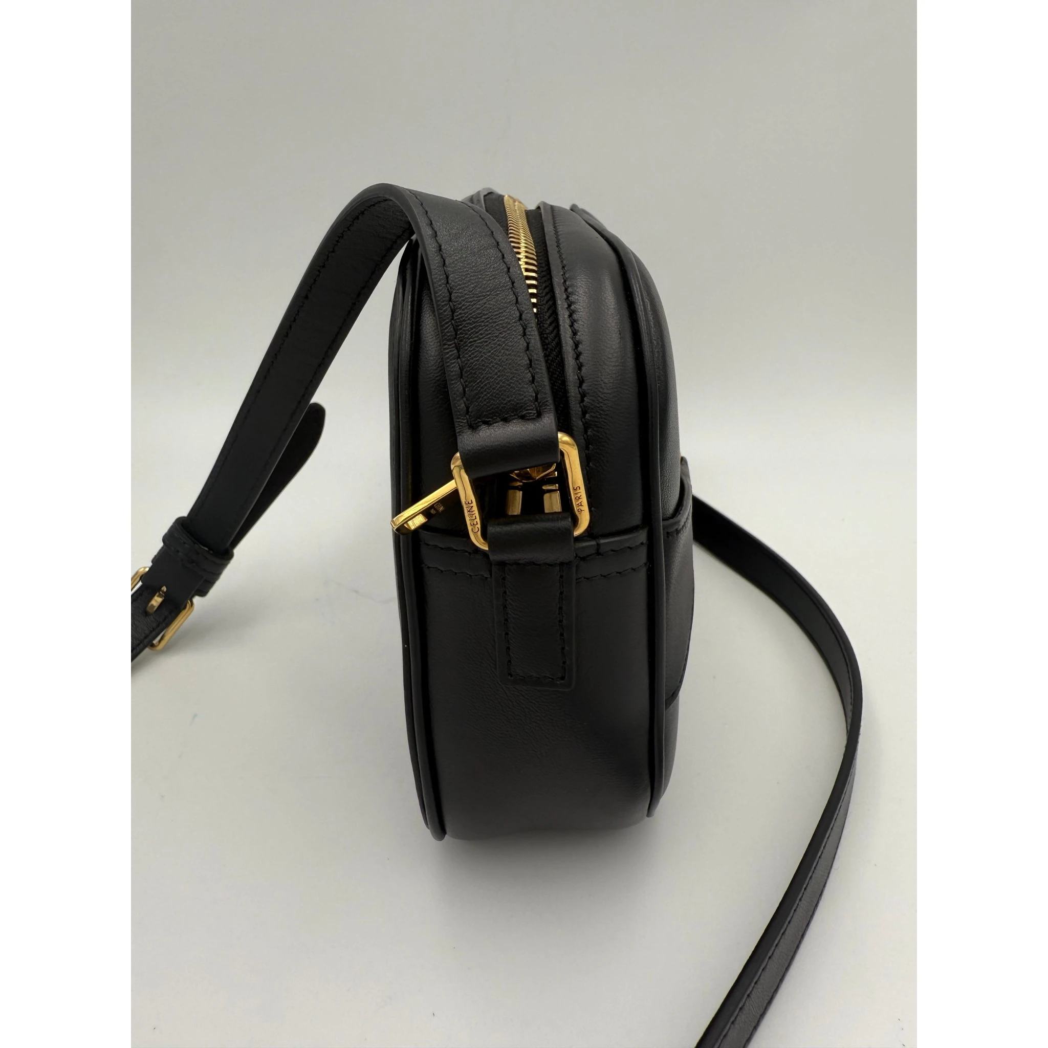 CELINE CRECY Plain Black Handbag