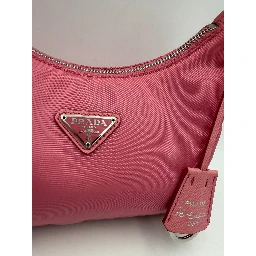 PRADA HOBO Re-Nylon Pink Handbag