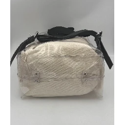 VALENTINO GARAVANI Leather and Transparent Plastic Backpack