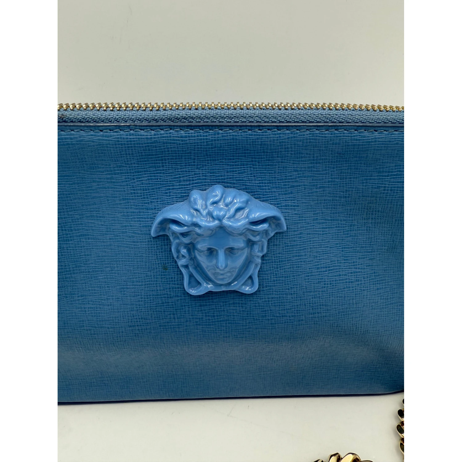 VERSACE LA MEDUSA Leather Shoulder Bag