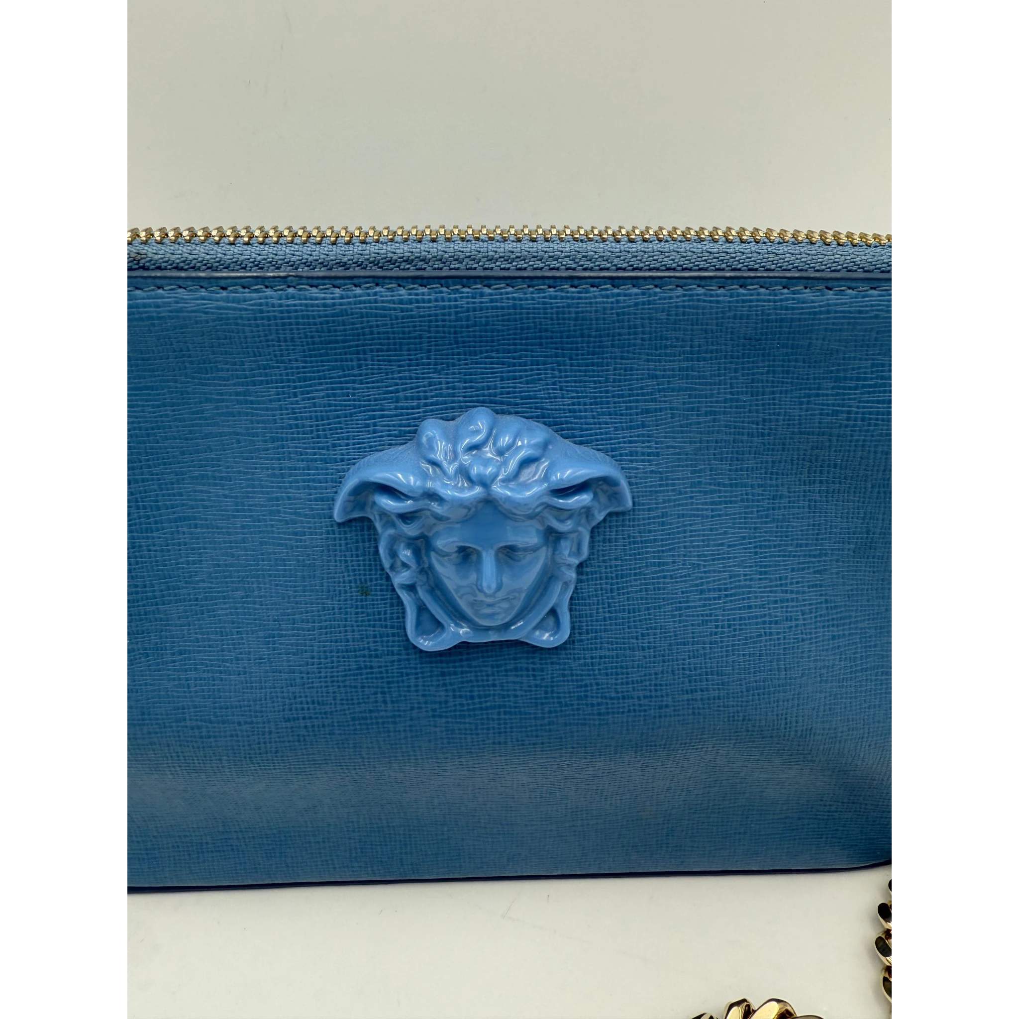 VERSACE LA MEDUSA Leather Shoulder Bag