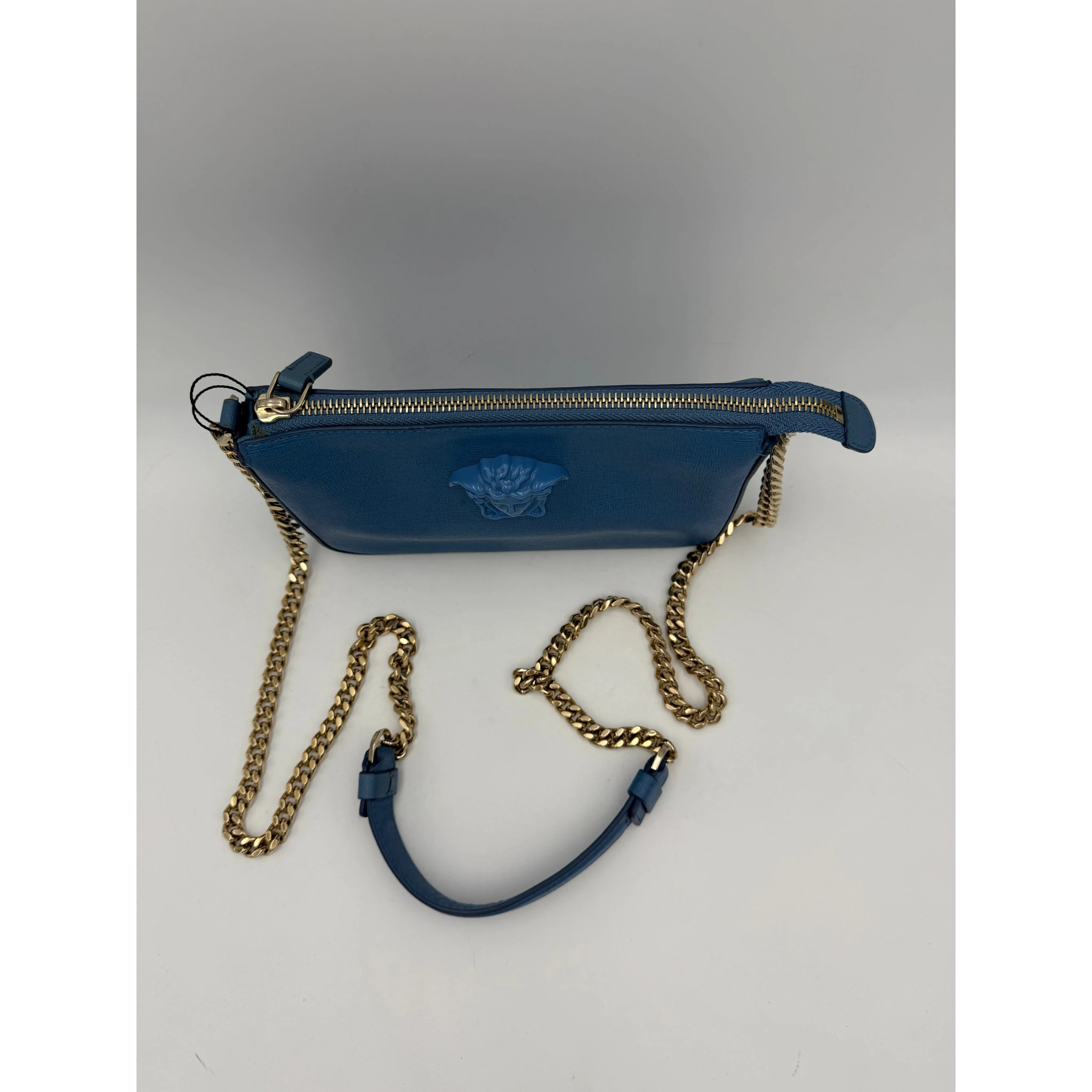 VERSACE LA MEDUSA Leather Shoulder Bag