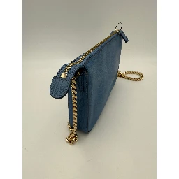 VERSACE LA MEDUSA Leather Shoulder Bag