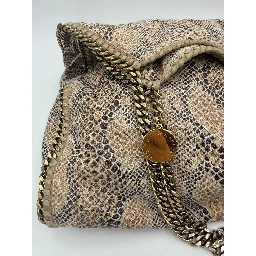 STELLA MCCARTNEY Falabella Grande Vegan Reptile Skin Handbag