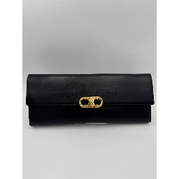 CELINE TRIOMPHE Black Clutch
