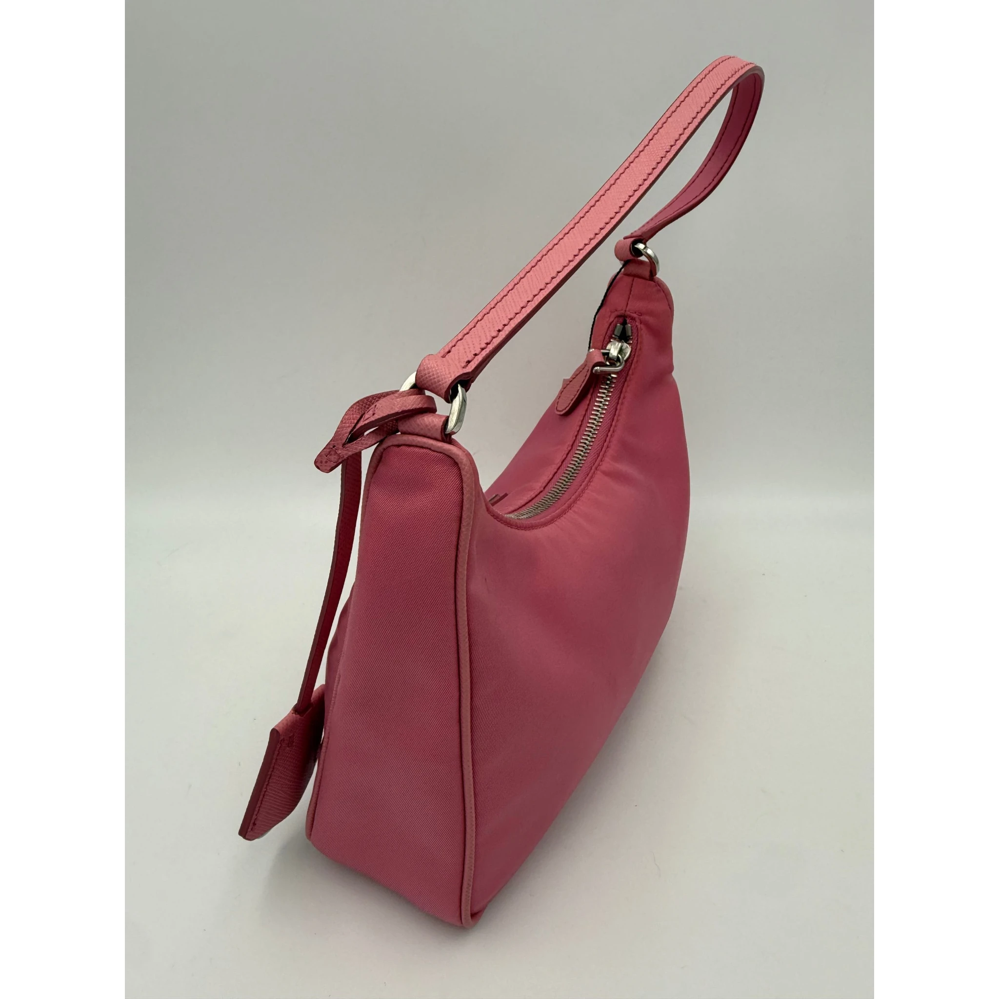 PRADA HOBO Re-Nylon Pink Handbag