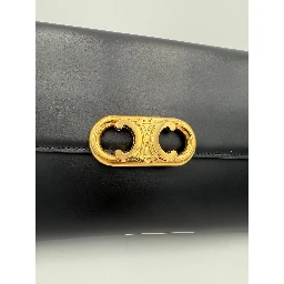 CELINE TRIOMPHE Black Clutch