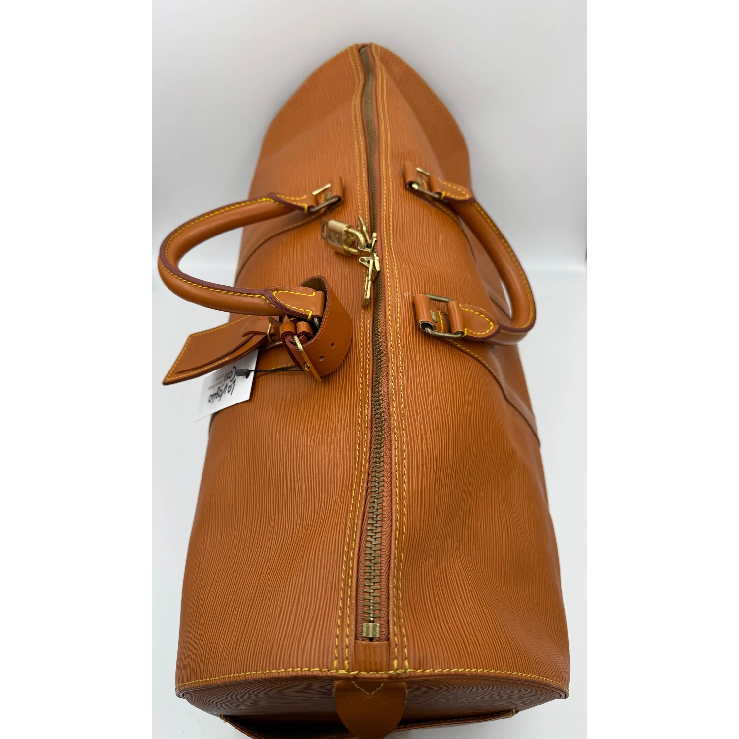 LOUIS VUITTON KEEPALL 50 in Brown EPI Leather Handbag