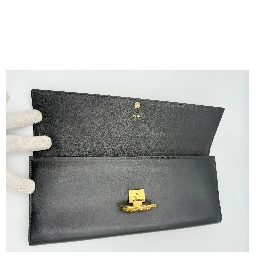 CELINE TRIOMPHE Black Clutch