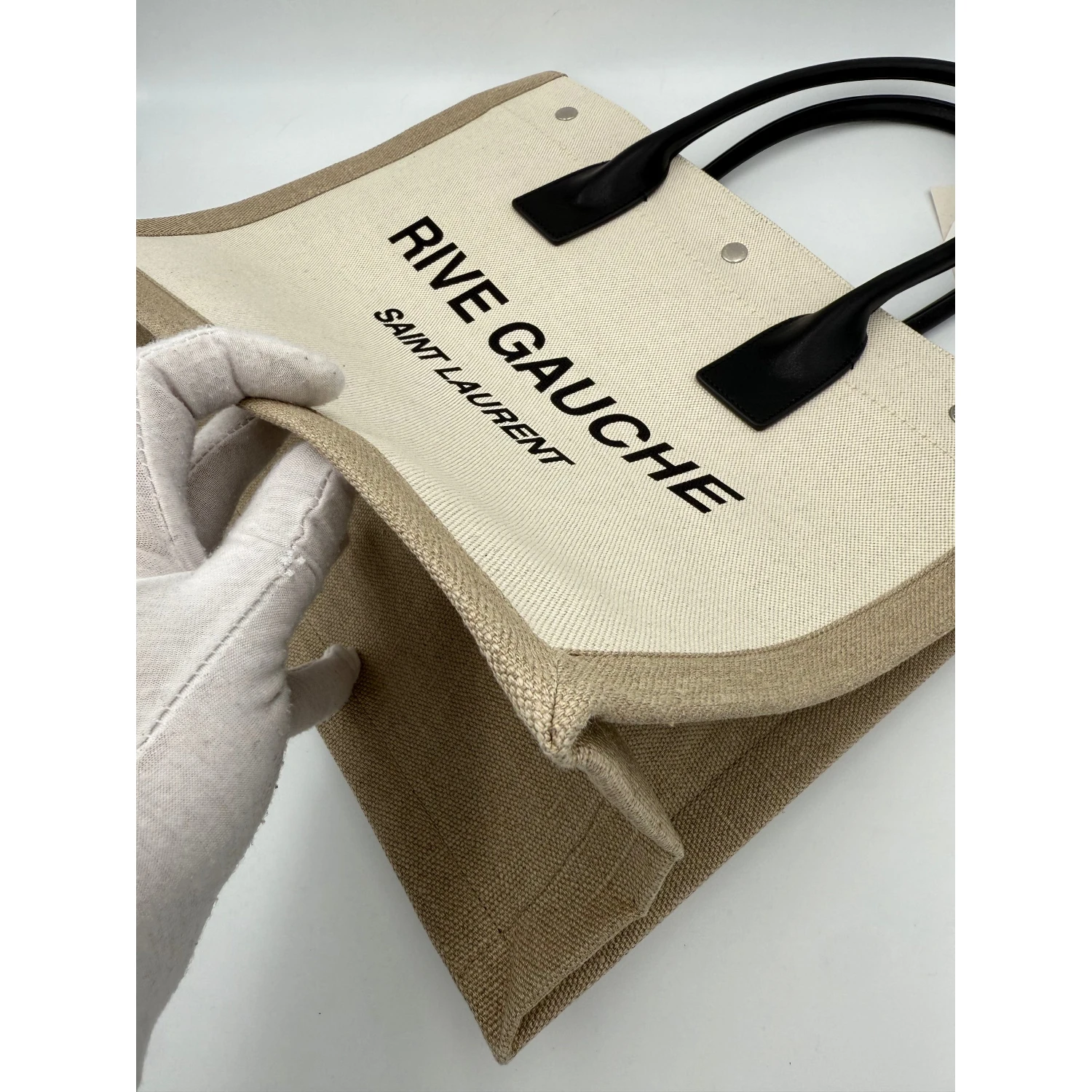 SAINT LAURENT Rive Gauche Medium Tote Bag