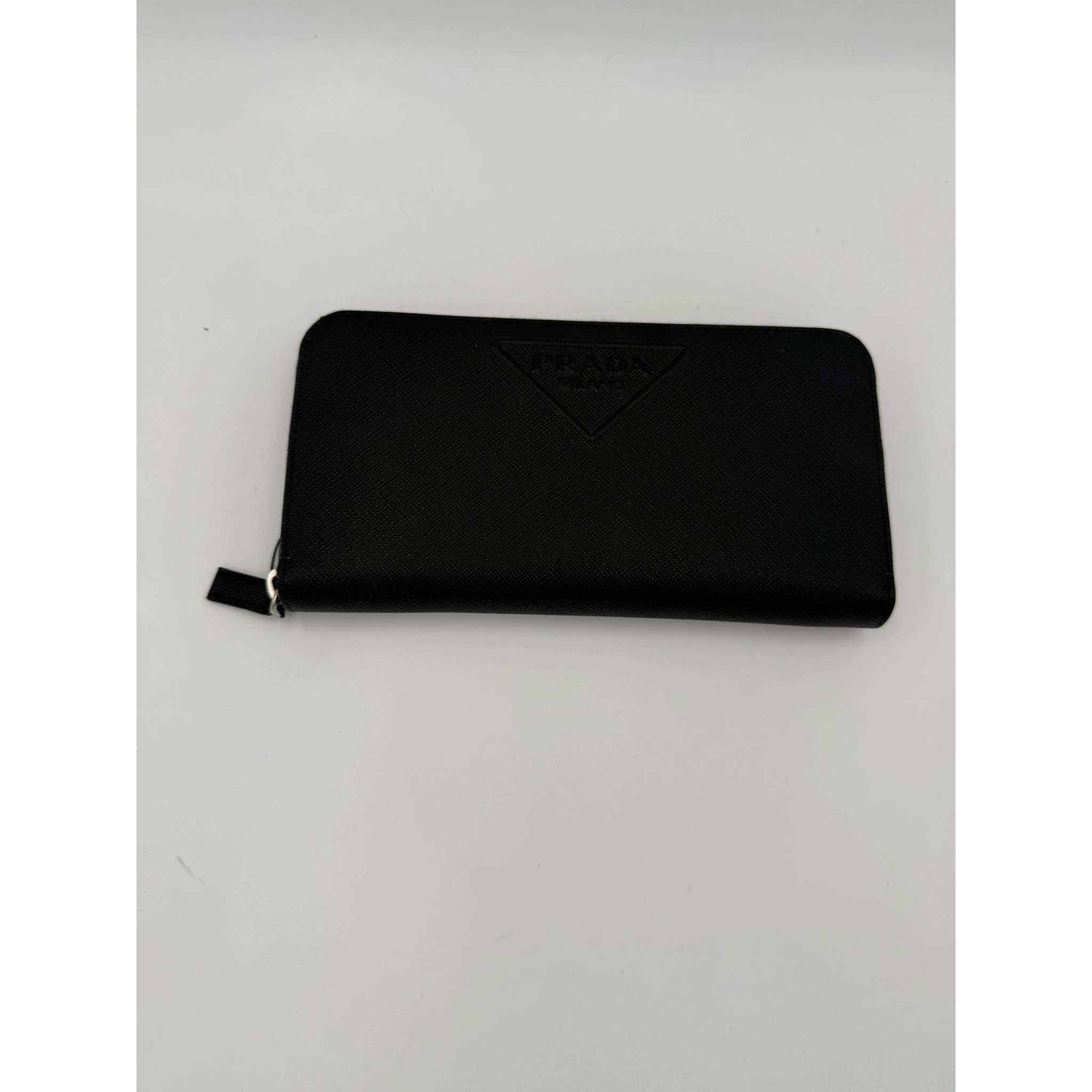 PRADA Zip in Saffiano Leather Wallet
