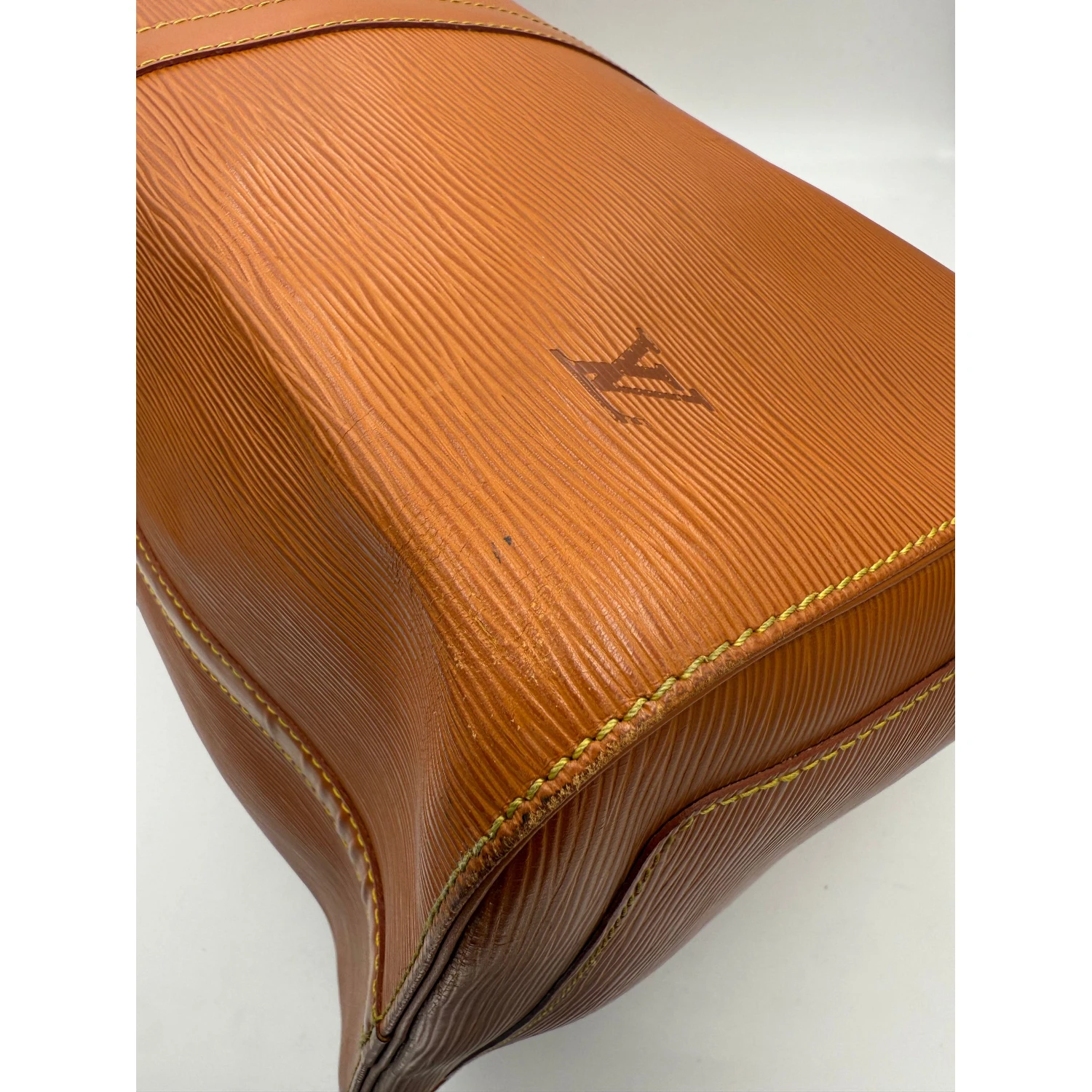 LOUIS VUITTON KEEPALL 50 in Brown EPI Leather Handbag